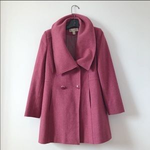 Edina Ronay Pink Wool Jacket